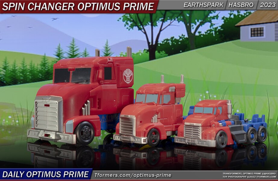 Daily Prime   Earthspark Spin Changer Optimus Prime Rolls Out  (13 of 14)